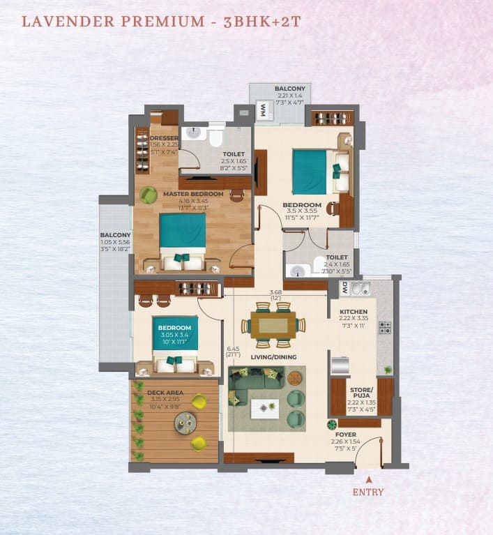Luxury Residence Floor Plan