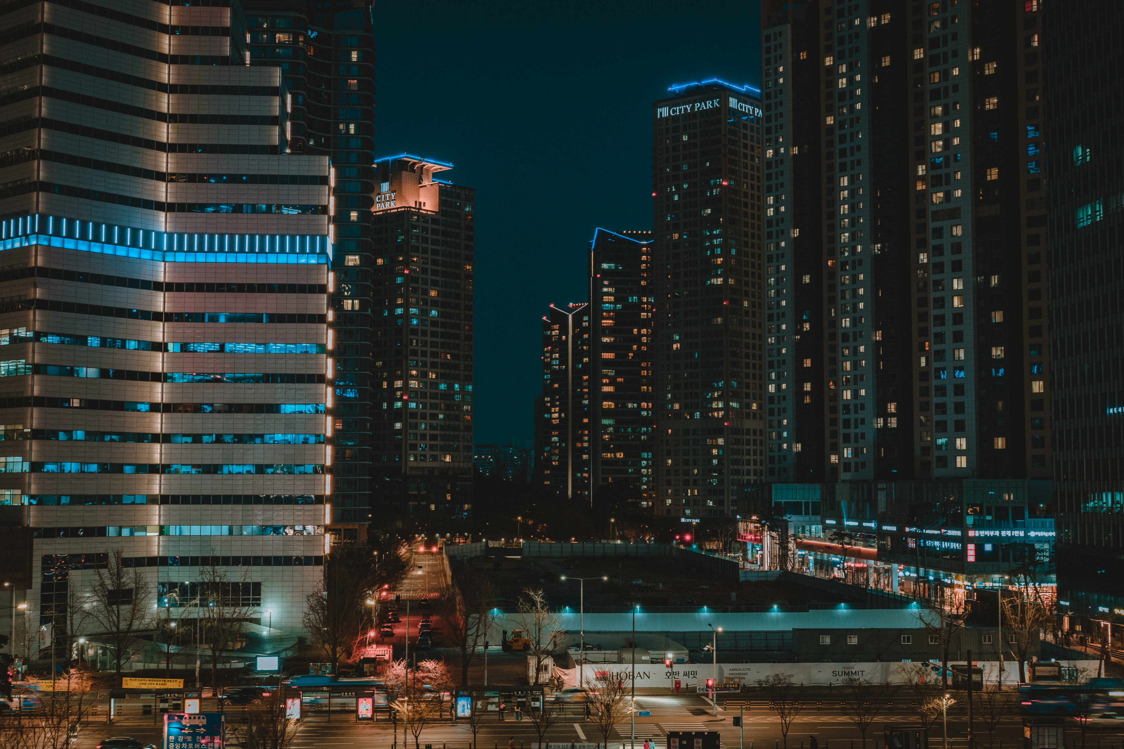 DLF Privana North Night Skyline *artistic representation